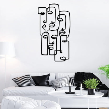 Picasso Face Wall Art Decor, Metal Wall Art - Etgshop LLC