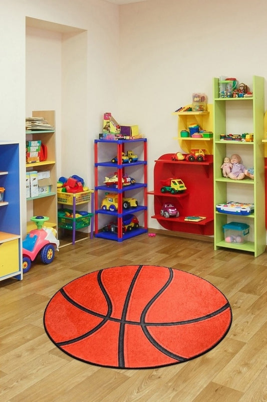 Basketball Decoratif Round Bath Rug Area Rug Round Rug - Etgshop LLC