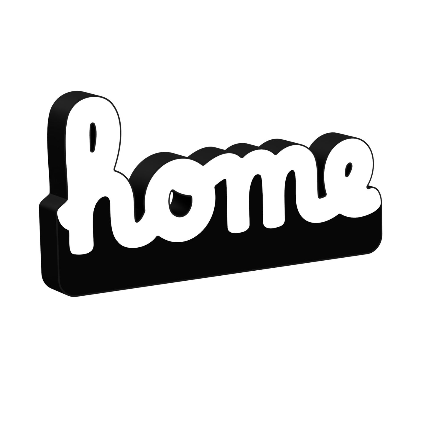 Custom Illuminated LED "HOME" Sign - Stylish Gift for Home Decoration