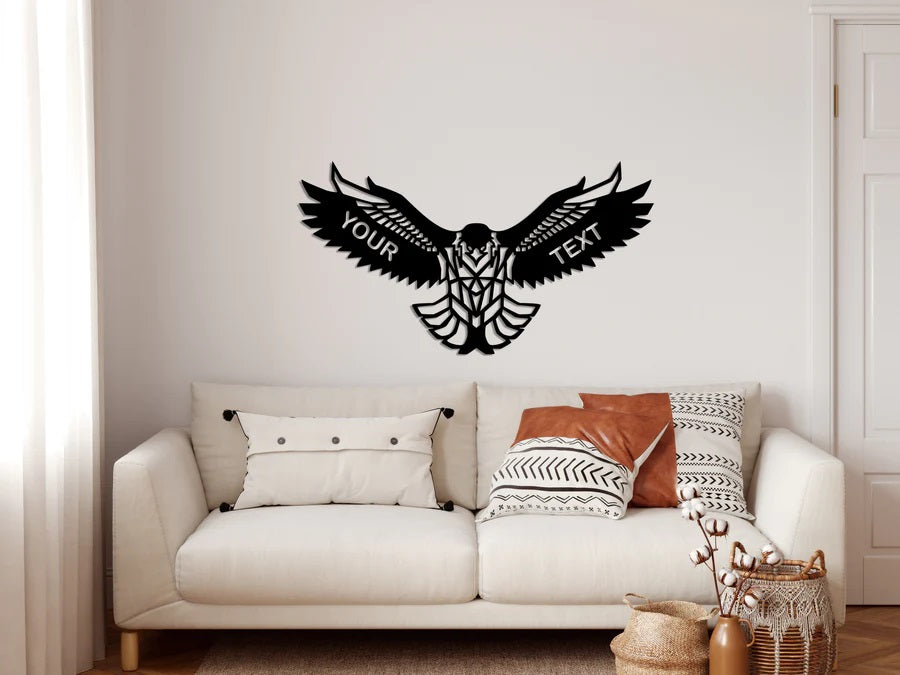 Personalized Eagle Metal Wall Art Customized