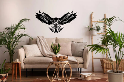 Personalized Eagle Metal Wall Art Customized